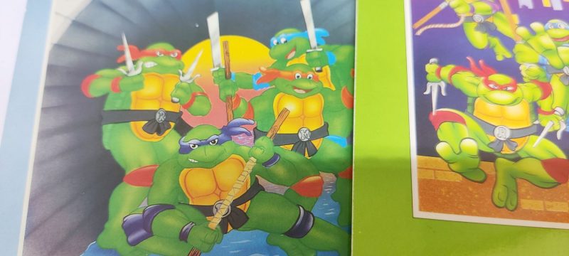 Teenage Mutant Ninja Turtles postkort 2 stk fra 1991