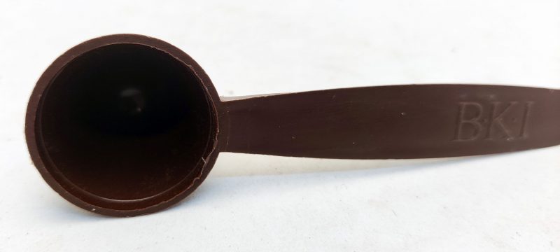 BKI kaffemål i brun plast