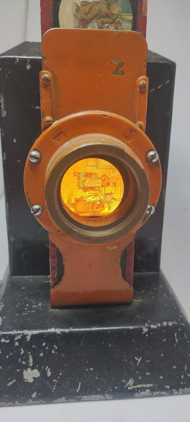 atom Hobart helbrede Gammel projektor – Lanterna. Glasfoto fremviser – Finurlium