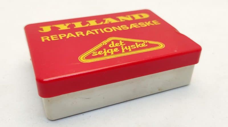 Jylland Reparationsæske - det sejge jyske. Lappegrej med indhold