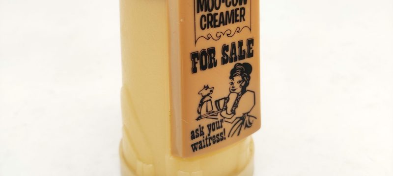 Moo-Cow Creamer. For sale. Ask your waitress. Whirley industries 1970erne