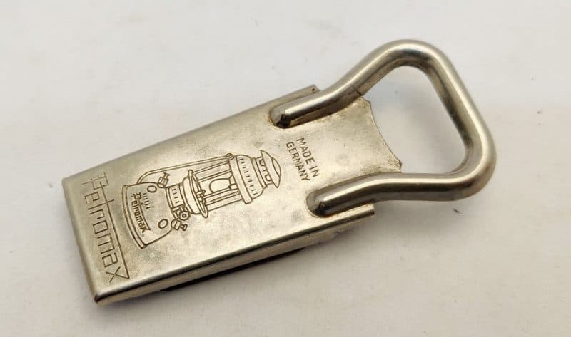 Petromax gaslampe. Reklameoplukker