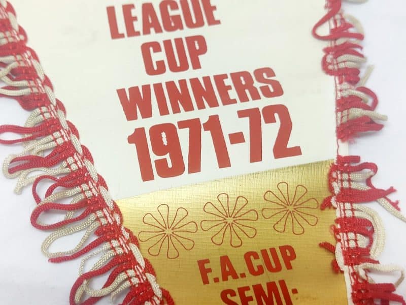 Vimpel. Fodbold. Stroke City League league cup winners 1971-72. 1970erne