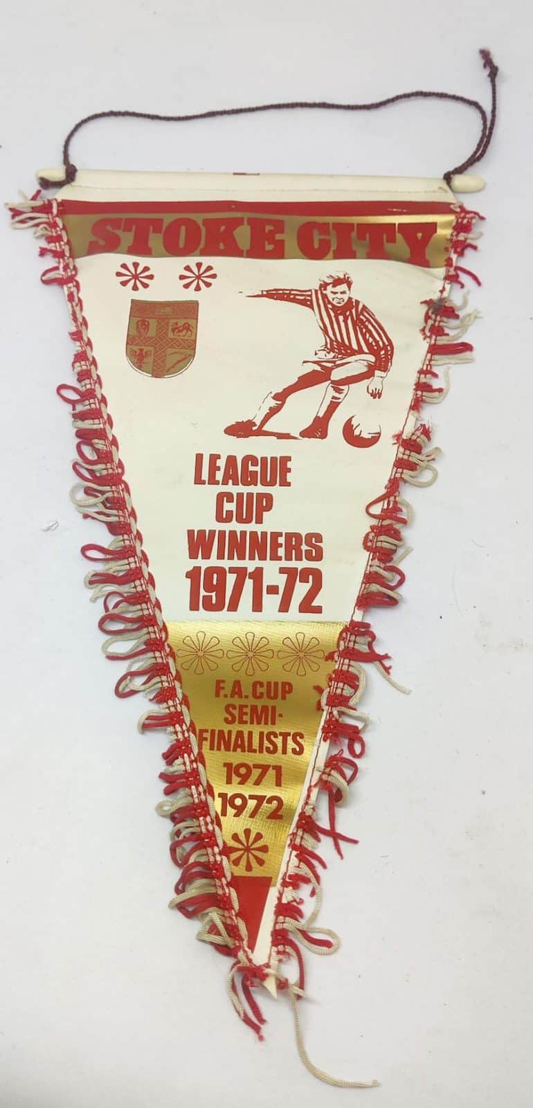 Vimpel. Fodbold. Stroke City League league cup winners 1971-72. 1970erne