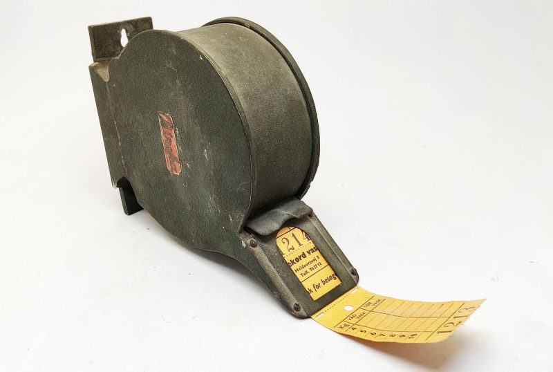 Billetautomat fra Record Rens Hvidovrevej 3. Fabrikant Bireka København
