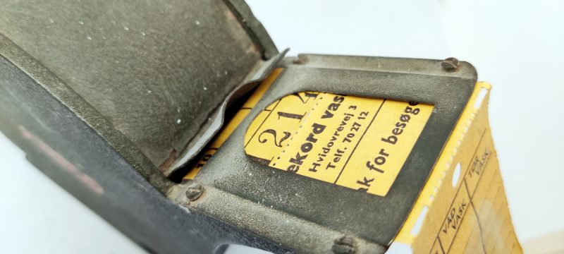 Billetautomat fra Record Rens Hvidovrevej 3. Fabrikant Bireka København