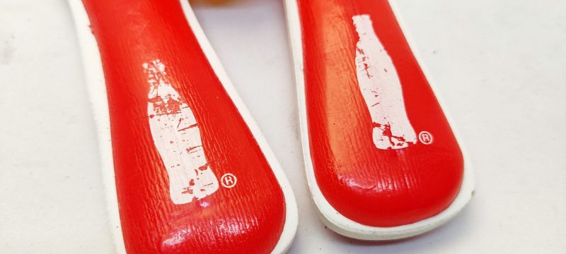Coca Cola strandtennis sæt med bold