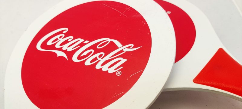 Coca Cola strandtennis sæt med bold