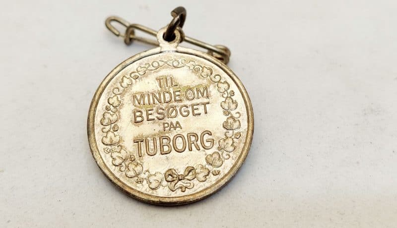 Til minde og besøget paa Tuborg. Tuborgs Fabrikker. Medaljon