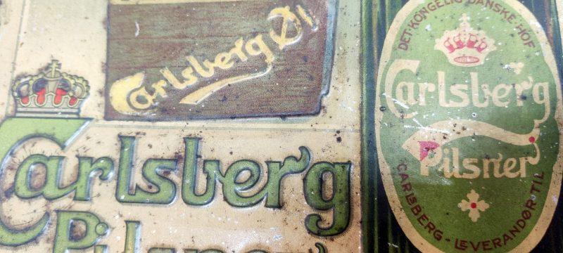 Carlsberg Pilsner Hof. Blikskilt