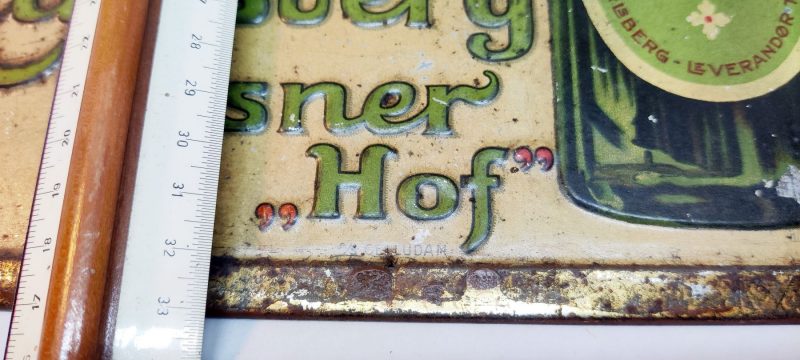 Carlsberg Pilsner Hof. Blikskilt