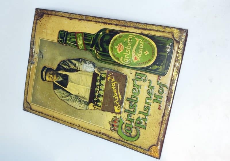 Carlsberg Pilsner Hof. Blikskilt