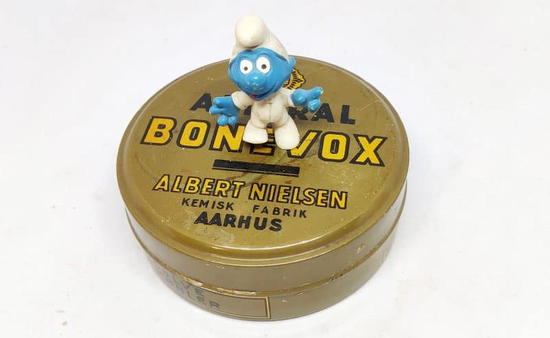Admiral Bonevox. Albert Nielsen Aarhus. Blikdåse