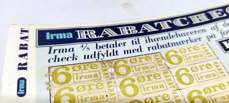 Irma Rabatcheck til rabatmærker op til 3 kroner