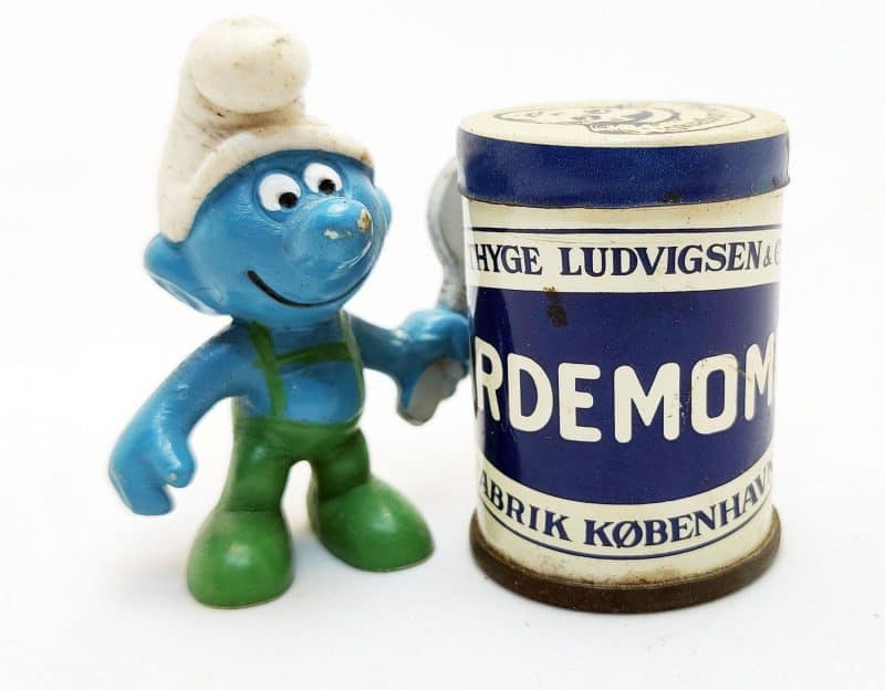 C. Thyge Ludvigsen & Co. Kardemomme. Fabrik København. Blikdåse