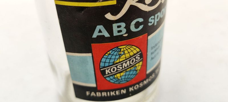 Kosmos ABC Sportsvand fra Esbjerg. Patentflaske