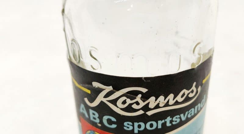 Kosmos ABC Sportsvand fra Esbjerg. Patentflaske