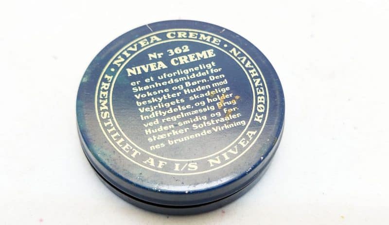 Nivea Creme. Nr. 362. Blikdåse fra 1940erne