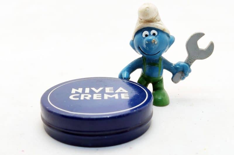 Nivea Creme. Nr. 362. Blikdåse fra 1940erne