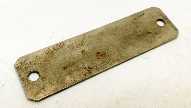 Smøreolietryk. Metalskilt