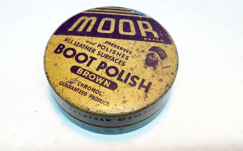 Moor Boot polish. Brown No. 3. Blikdåse