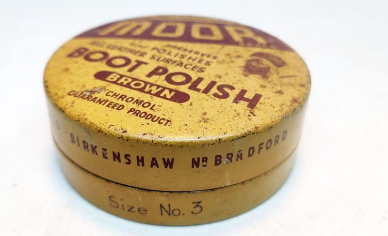 Moor Boot polish. Brown No. 3. Blikdåse