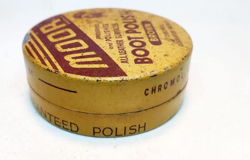 Moor Boot polish. Brown No. 3. Blikdåse