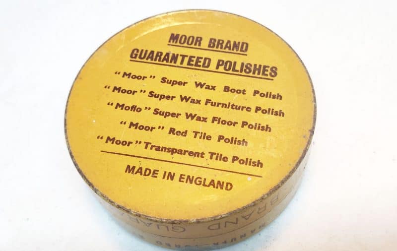 Moor Boot polish. Brown No. 3. Blikdåse