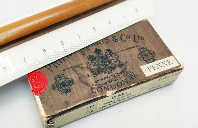 Philip Morris & Co Ltd. papæske. 10 stk Cigarer (tom)