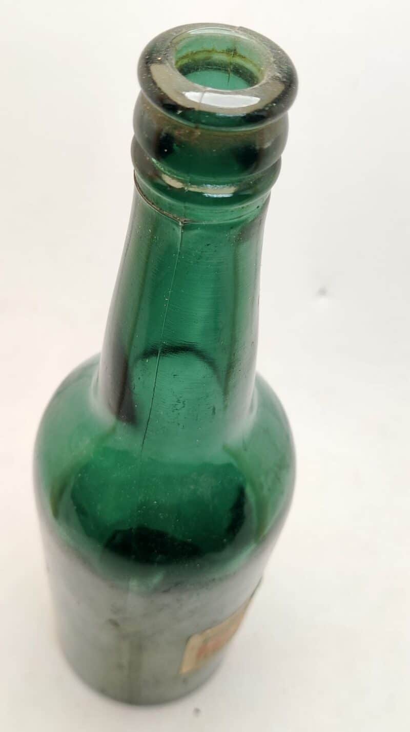 Gammel 1L øl flaske. Kongens Bryghus Prima Hvidtøl