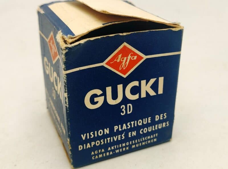 Agfa Gucki Dias-lup i original æske