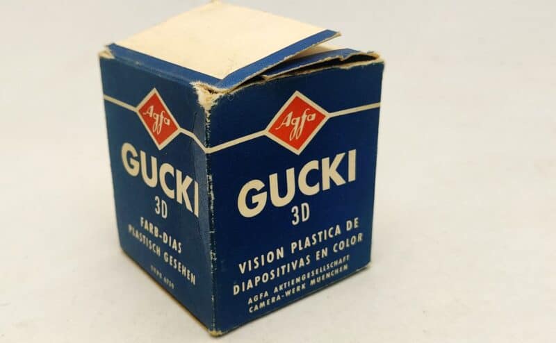 Agfa Gucki Dias-lup i original æske