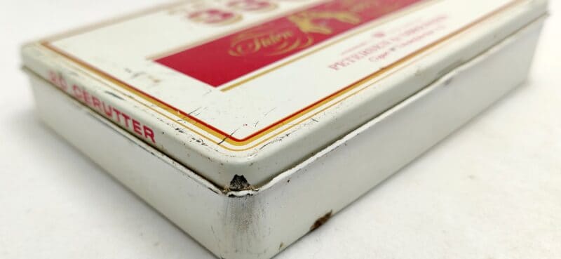 Cerut 333. Blikdåse. Petersen & Sørensens Cigar & Tobaksfabrikker A/S