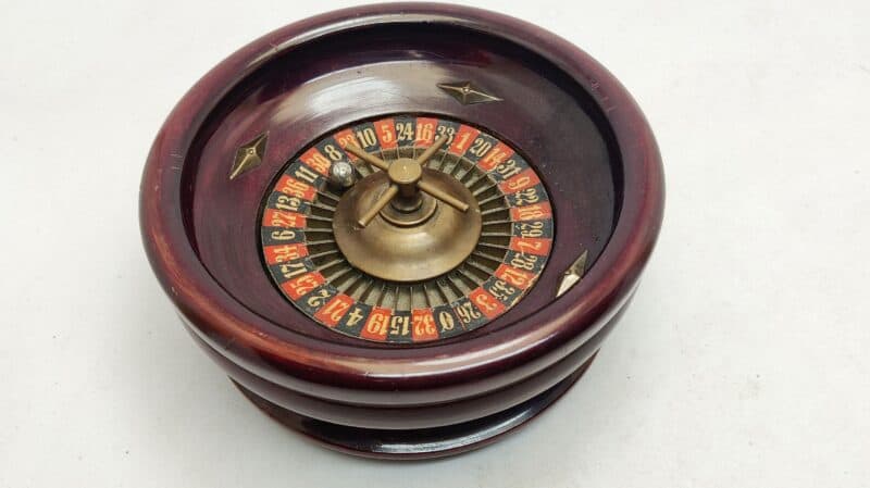 Mini-roulette fra cirka år 1900