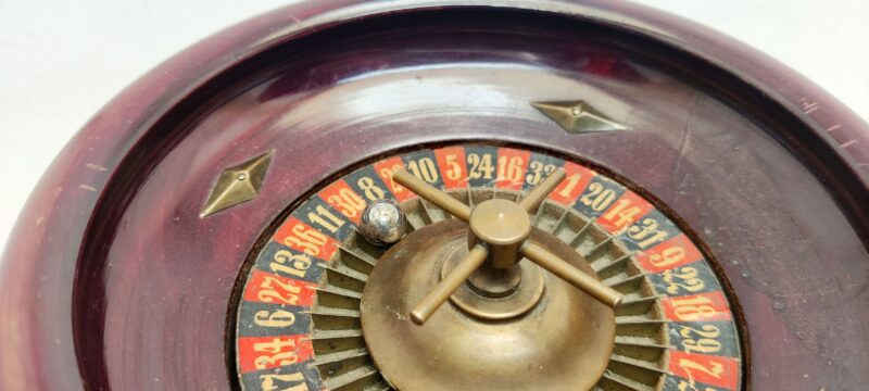 Mini-roulette fra cirka år 1900