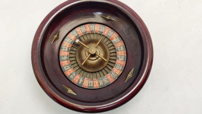 Mini-roulette fra cirka år 1900