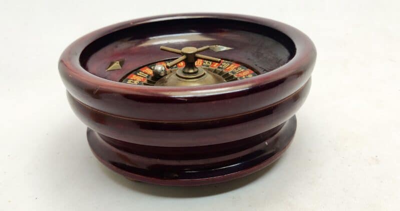 Mini-roulette fra cirka år 1900