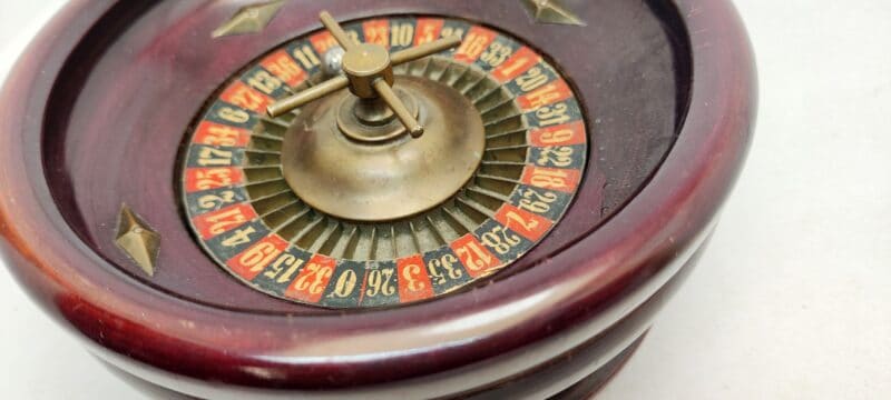 Mini-roulette fra cirka år 1900