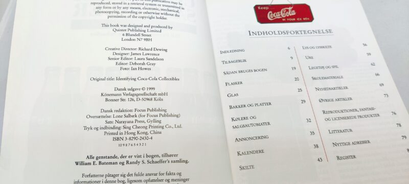 Coca-Cola samlinger. Den nye udførlige opslagsbog. Bog om Coca-Cola samlereffekter