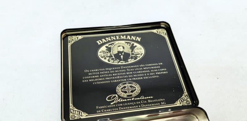 Dannemann (variant 2). Speciale Brasil. Blikdåse