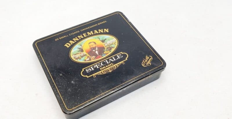 Dannemann (variant 2). Speciale Brasil. Blikdåse