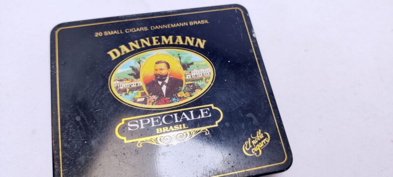 Dannemann (variant 2). Speciale Brasil. Blikdåse