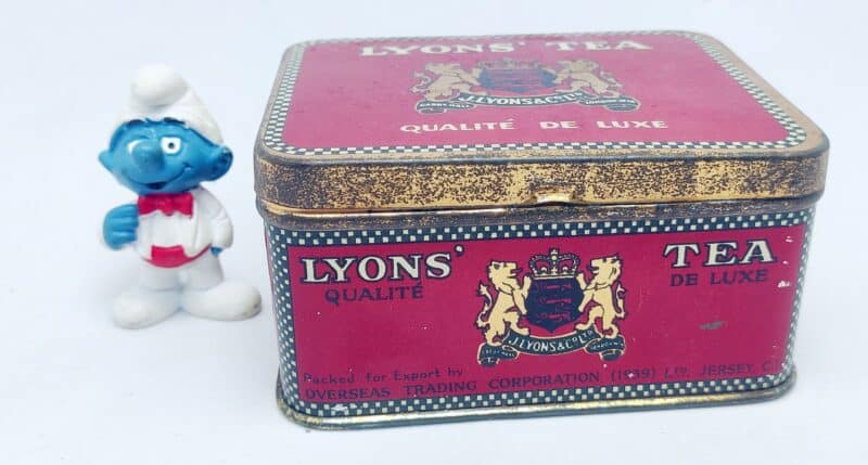 Lyons Tea Qualite de lux. Blikdåse til The
