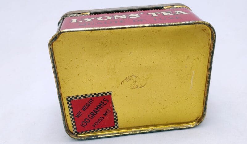 Lyons Tea Qualite de lux. Blikdåse til The