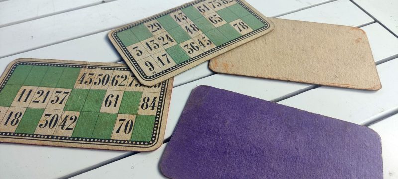 Gamle Bingoplader S t Af 5 Finurlium