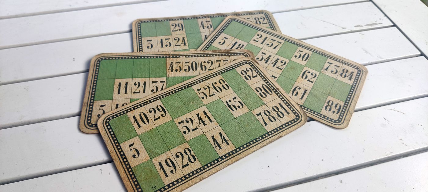 Gamle Bingoplader S t Af 5 Finurlium