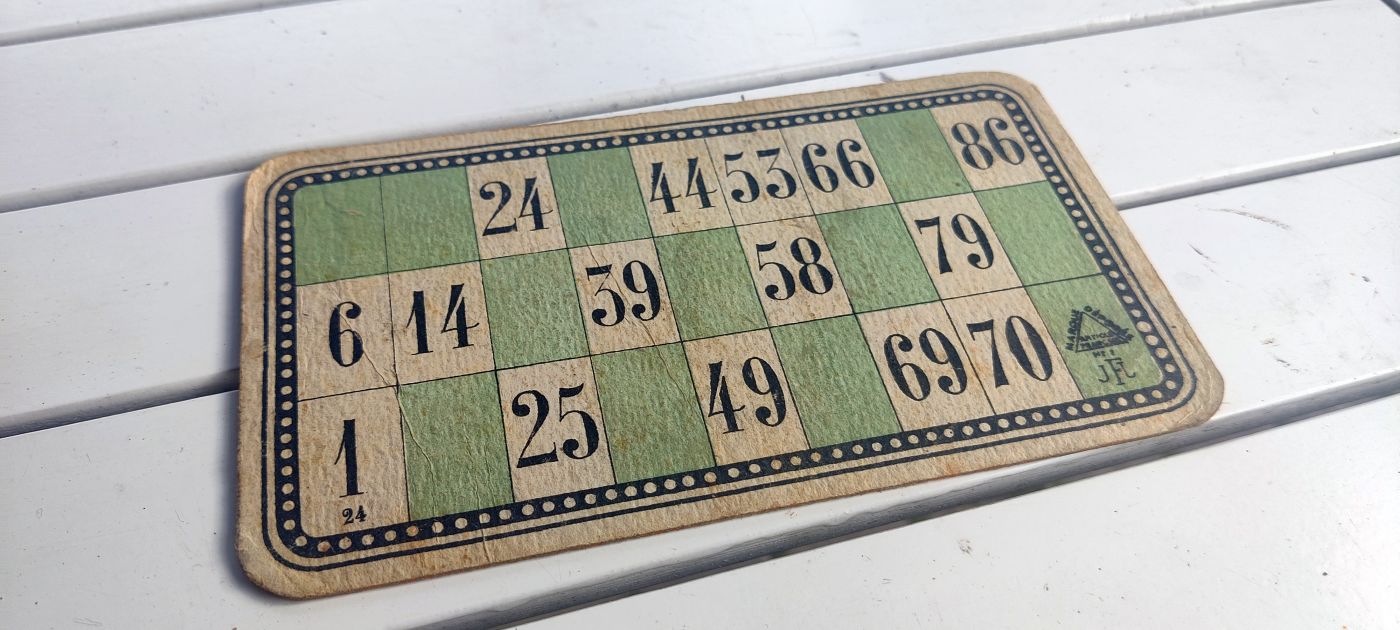 Gamle Bingoplader S t Af 5 Finurlium