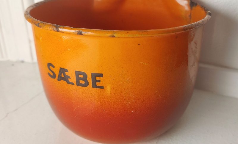 Glud og Marstrand Sæbeskål. Orange