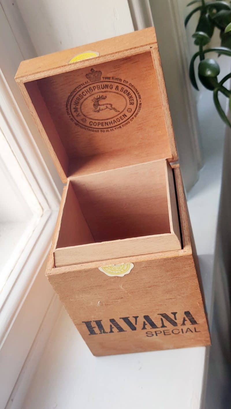 Hirschprung & Sønner. Havanna Cigarkasse