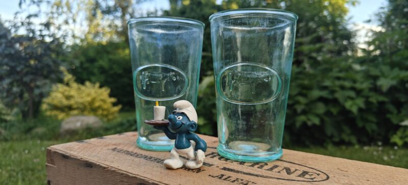Italienske mælkeglas (Sæt af 2)